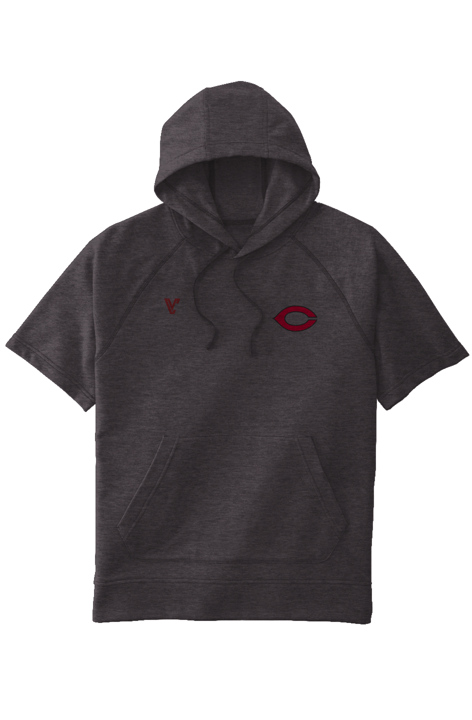 Tri-Blend Fleece  S/S Hooded Pullover